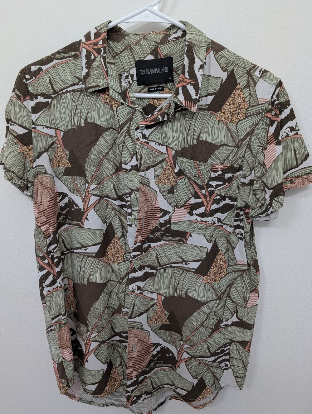Wildfang Tropical Leaf Button-Up